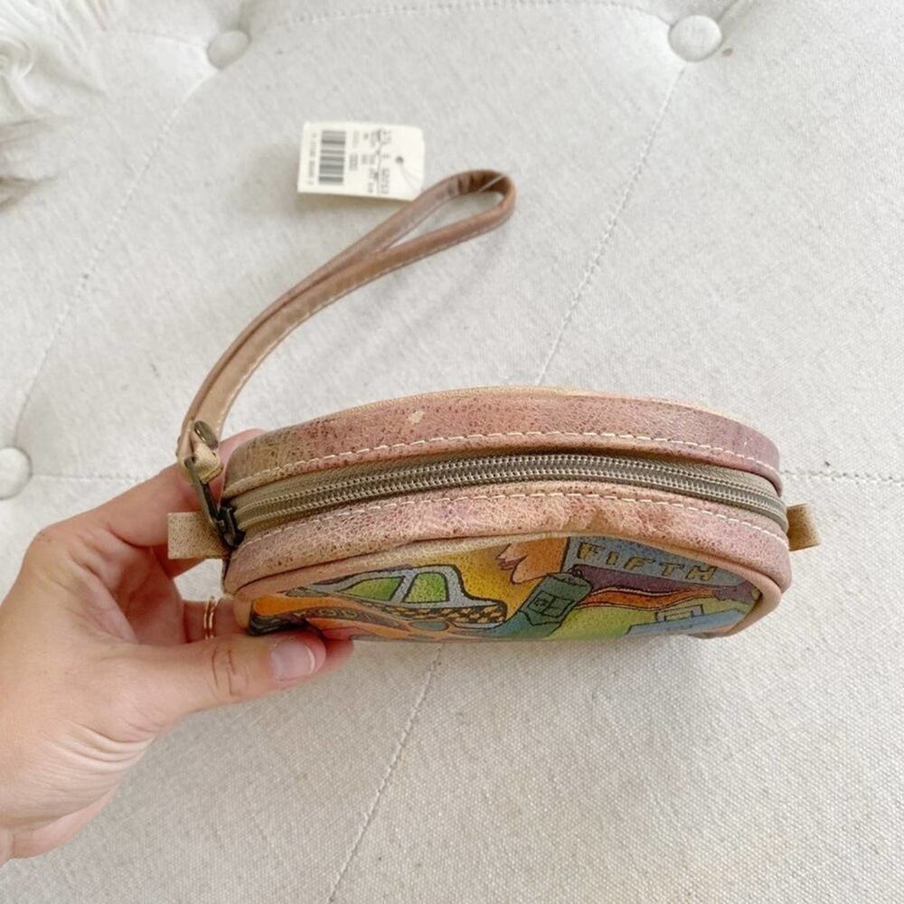 Vintage Emily Ann Hand Painted Western Wristlet - Picture 5 of 5